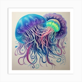 Jellyfish 2 Art Print