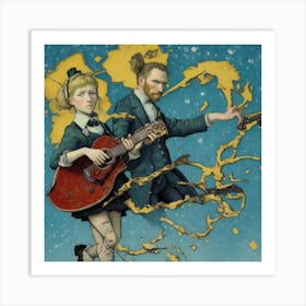 Dreamshaper V6 Van Gogh Thumbnail For Tiktok 3 Art Print