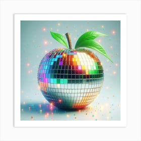 Disco Apple 3 Art Print