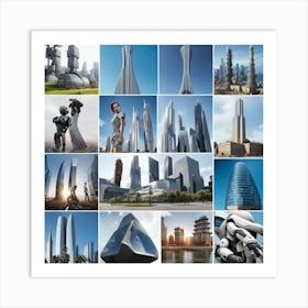 Futuristic Cityscape 23 Art Print