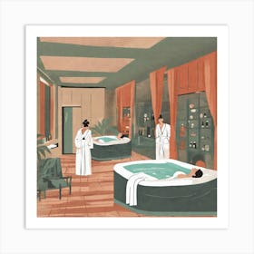 Spa Room Art Print