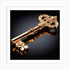 Golden Key 1 Art Print