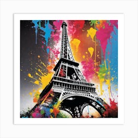 Paris Eiffel Tower 4 Art Print