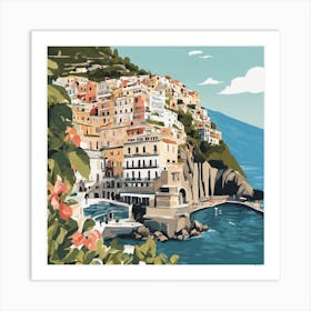 Italy place Illustration Art Print Art Print