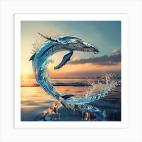 Humpback Whale Art Print