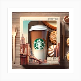 Starbucks Cup packaging Art Print