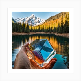 Mountain Lake Art Print