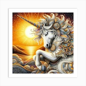 Creative Horse Beauty Illustration Nr 271 Art Print