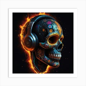 Skull Art Print