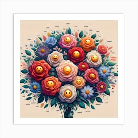 Bouquet Of Flowers 4 Art Print