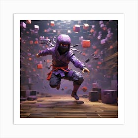 A Nimble Ninja 1 Art Print