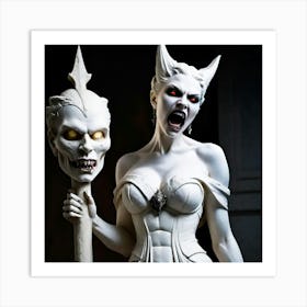 Demon Woman Art Print