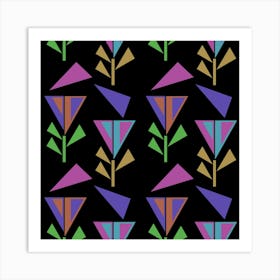 Abstract Pattern Flora Flower Art Print