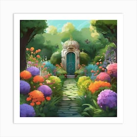 Garden Path Art Print