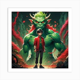 Demon Boy Art Print