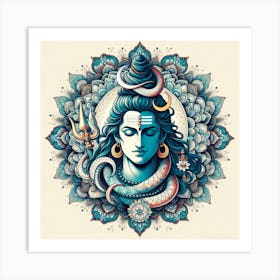 Lord Shiva 27 Art Print
