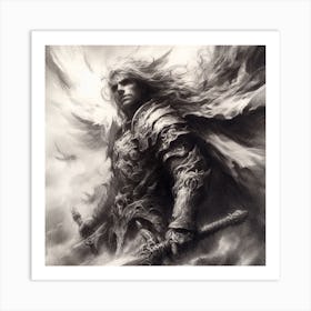 Angel Of The Sky Art Print