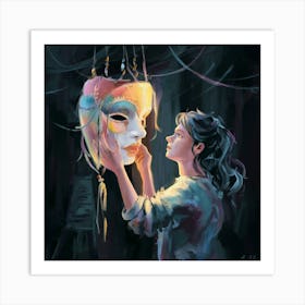 Venice Mask Art Print