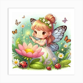 Illustration Fairy 9 Art Print