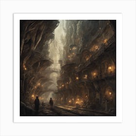 Fantasy City Art Print