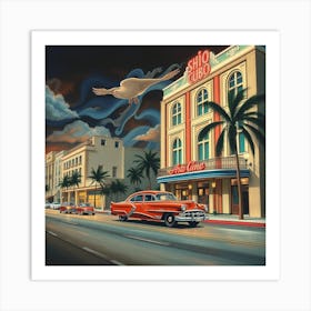 Miami Club Art Print