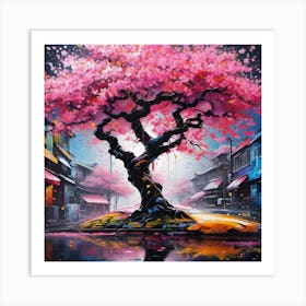 Cherry Blossom Tree 16 Art Print