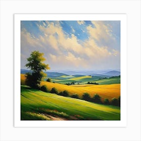 Landscape Painting 142 Art Print