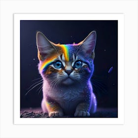 Cat Galaxy (14) Art Print