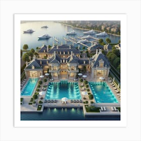 Luxury Mansion Art Print