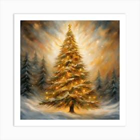 Christmas Tree Art Print