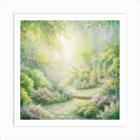 Garden Path 5 Art Print