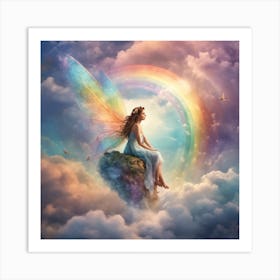 Fairy In The Sky 1 Art Print