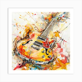 Electric Guitar 2 Art Print