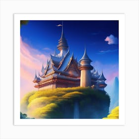 Fairytale Castle Art Print