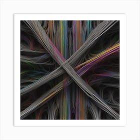 Abstract Fractals 11 Art Print