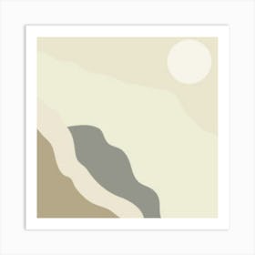 Sand Dunes Art Print