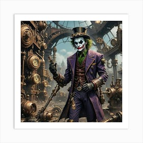 Joker Steampunk 3 Art Print