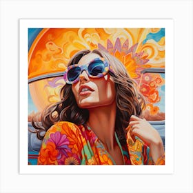 'Sunshine Girl' 3 Art Print