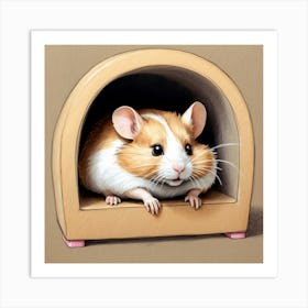 Hamster House Art Print