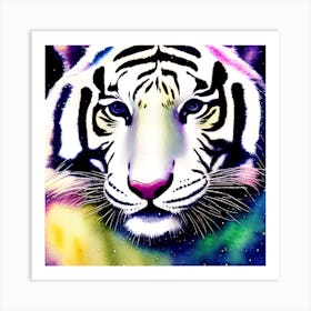 White Tiger 1 Art Print