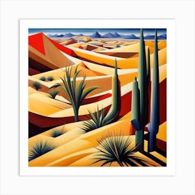 Desert Landscape 22 Art Print