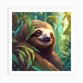 Sloth 1 Art Print