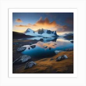 ANTARTICA SEASCAPE 1 Art Print