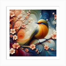 Colorful Bird Affiche