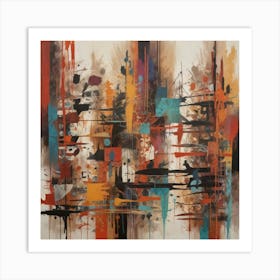 Abstract Painting 427 Art Print