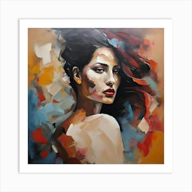 Portrait Of A Woman 3 Art Print