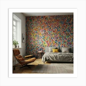 Multicolored Wall Mural Art Print