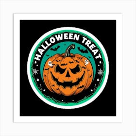 HALLOWEEN TREAT STICKER Art Print