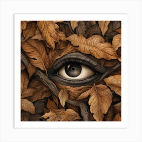 Eye Of The Forest 4 Art Print