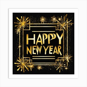 Happy New Year 115 Art Print